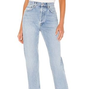 COPY - AGOLDE Jeans Lana Straight in Riptide
